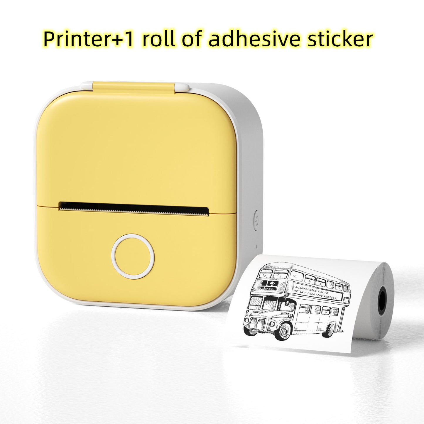 Mini Sticker Printer - T02 Small Thermal Printer for Phone, Portable Wireless Printer